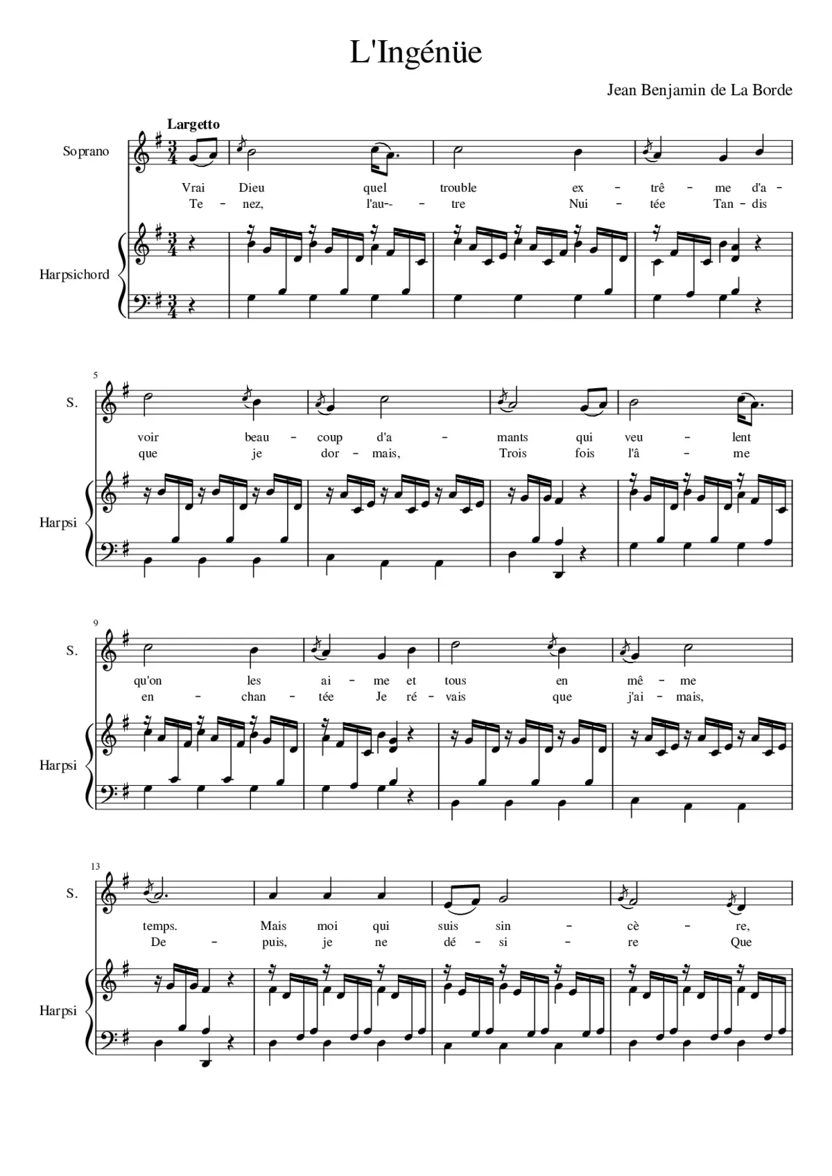 L'ingénûe - Page 1