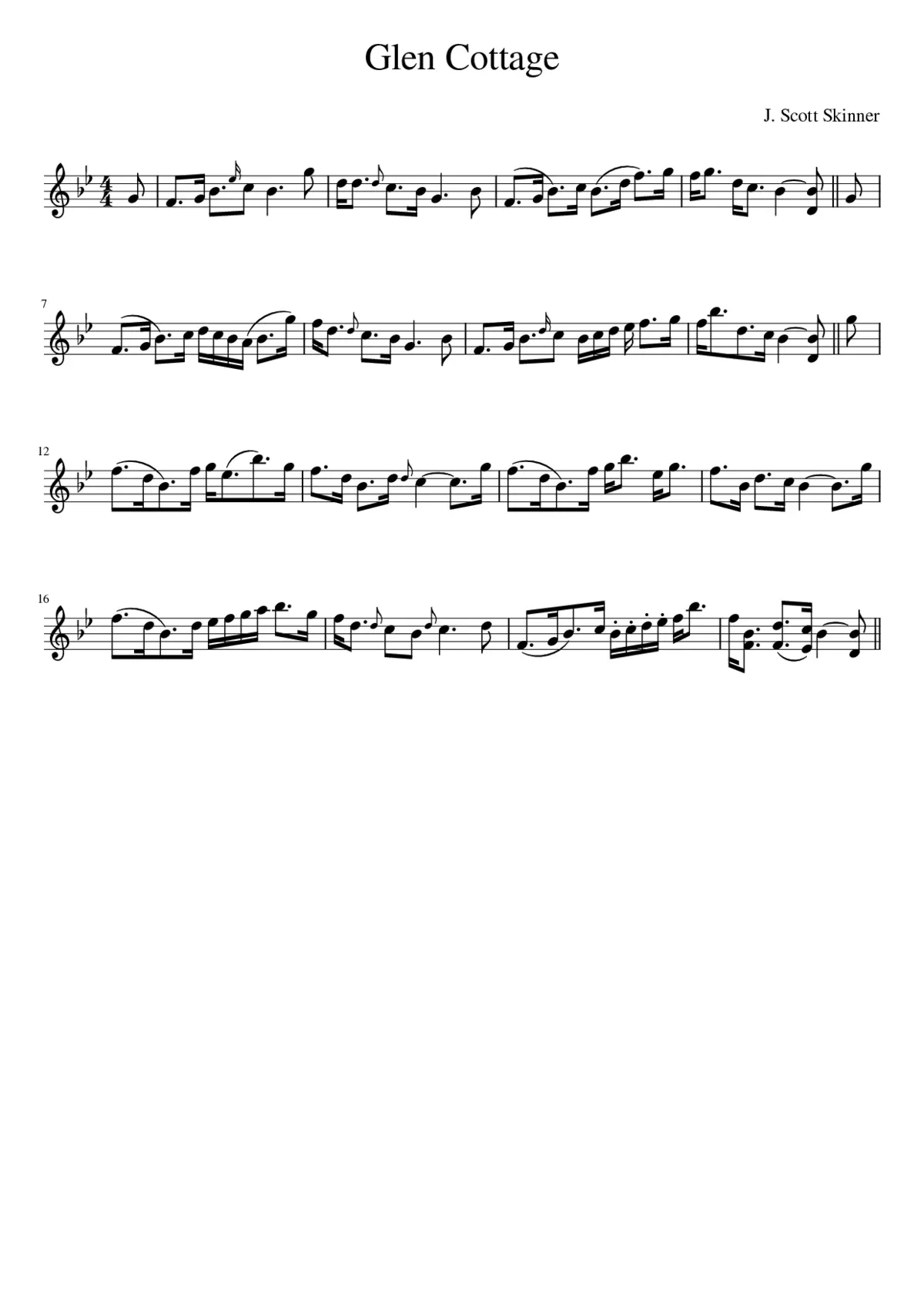 Glen Cottage - Page 1