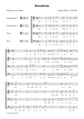 Benedictus for equal voices