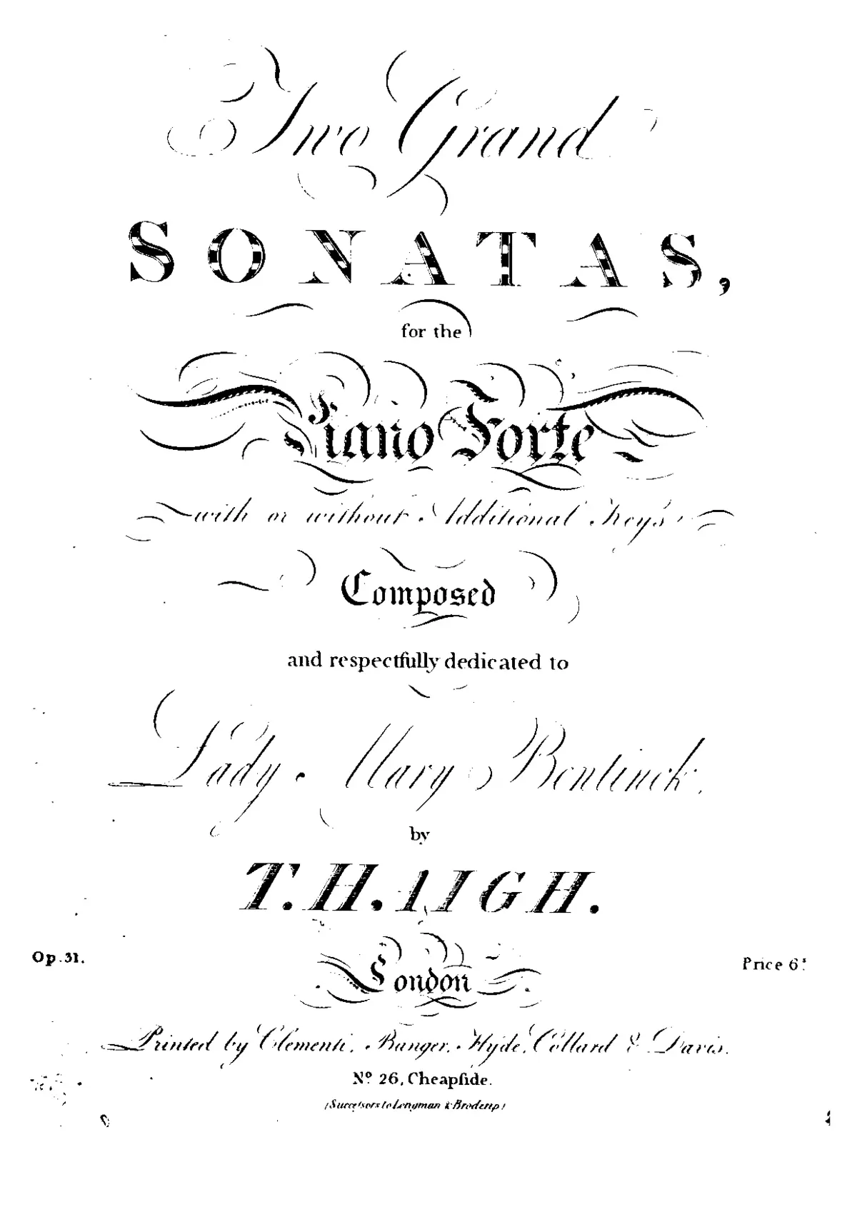 2 Piano Sonatas - Page 1