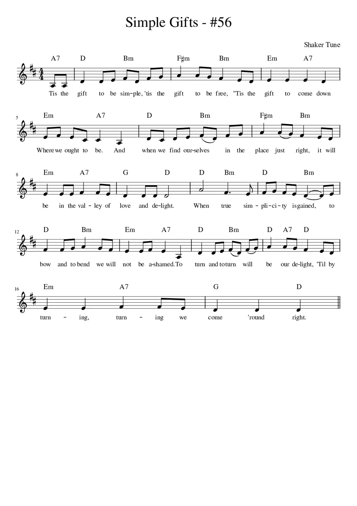 Simple Gifts - 56 - Page 1