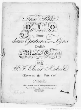 3 Petits duos, pour 2 guitares