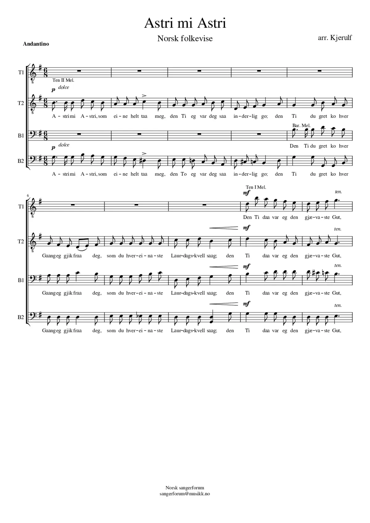 Astri mi Astri - Page 1