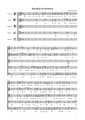 Exaudiat me Dominus