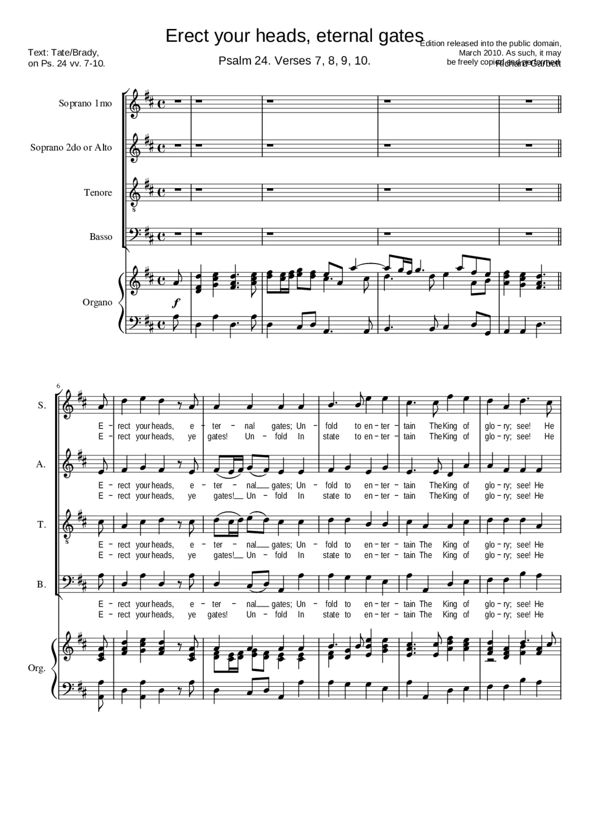 Erect your heads eternal gates - Page 1