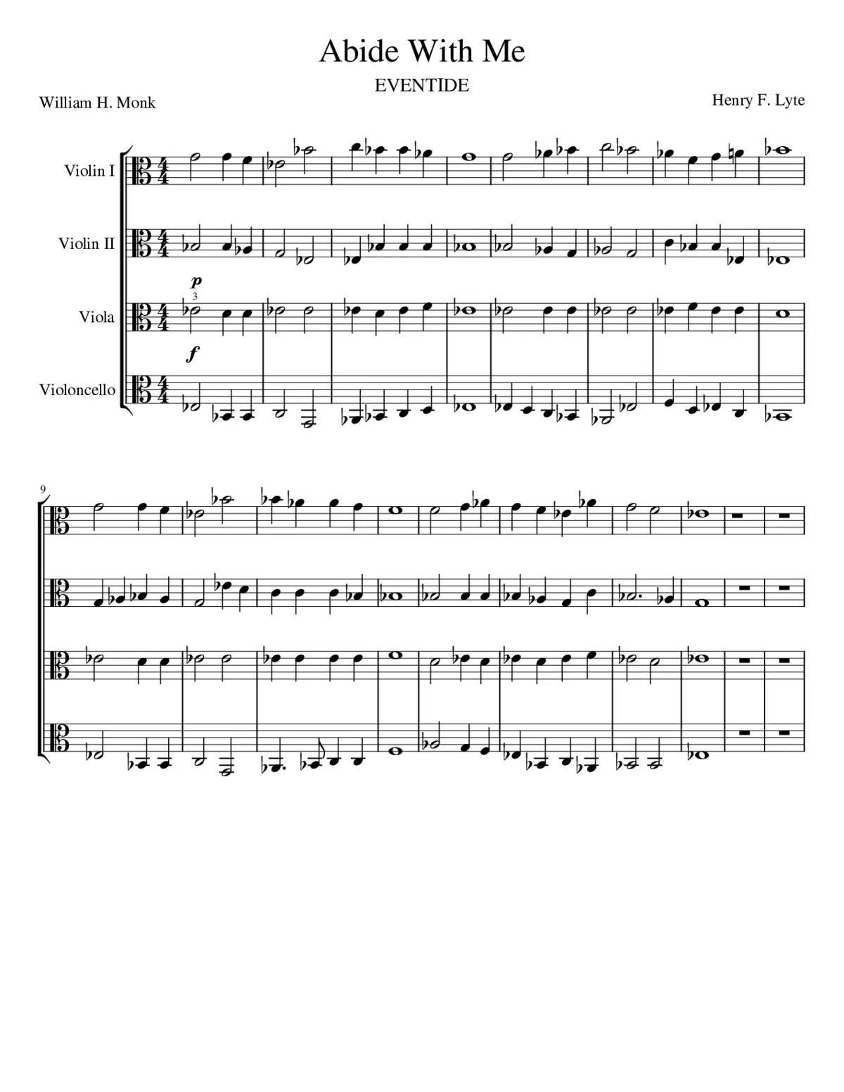 Abide with me - Page 1