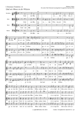 Und wie Moses in der Wüsten