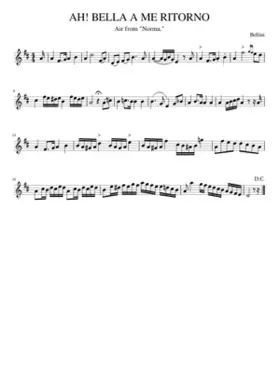 AH! BELLA A ME RITORNO