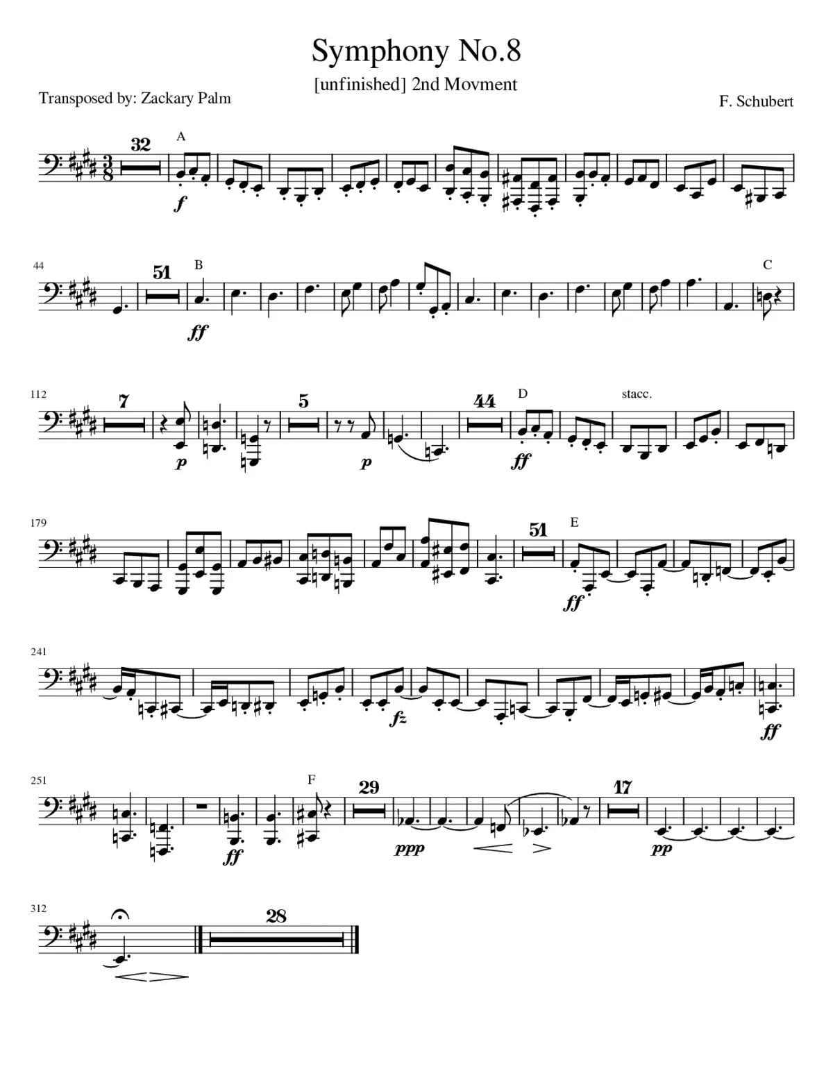 unfinished symphony - Page 1