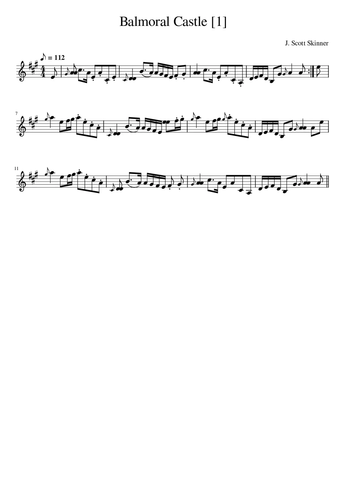 Balmoral Castle - Page 1