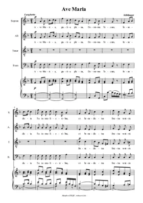 Ave Maria und Confitebor