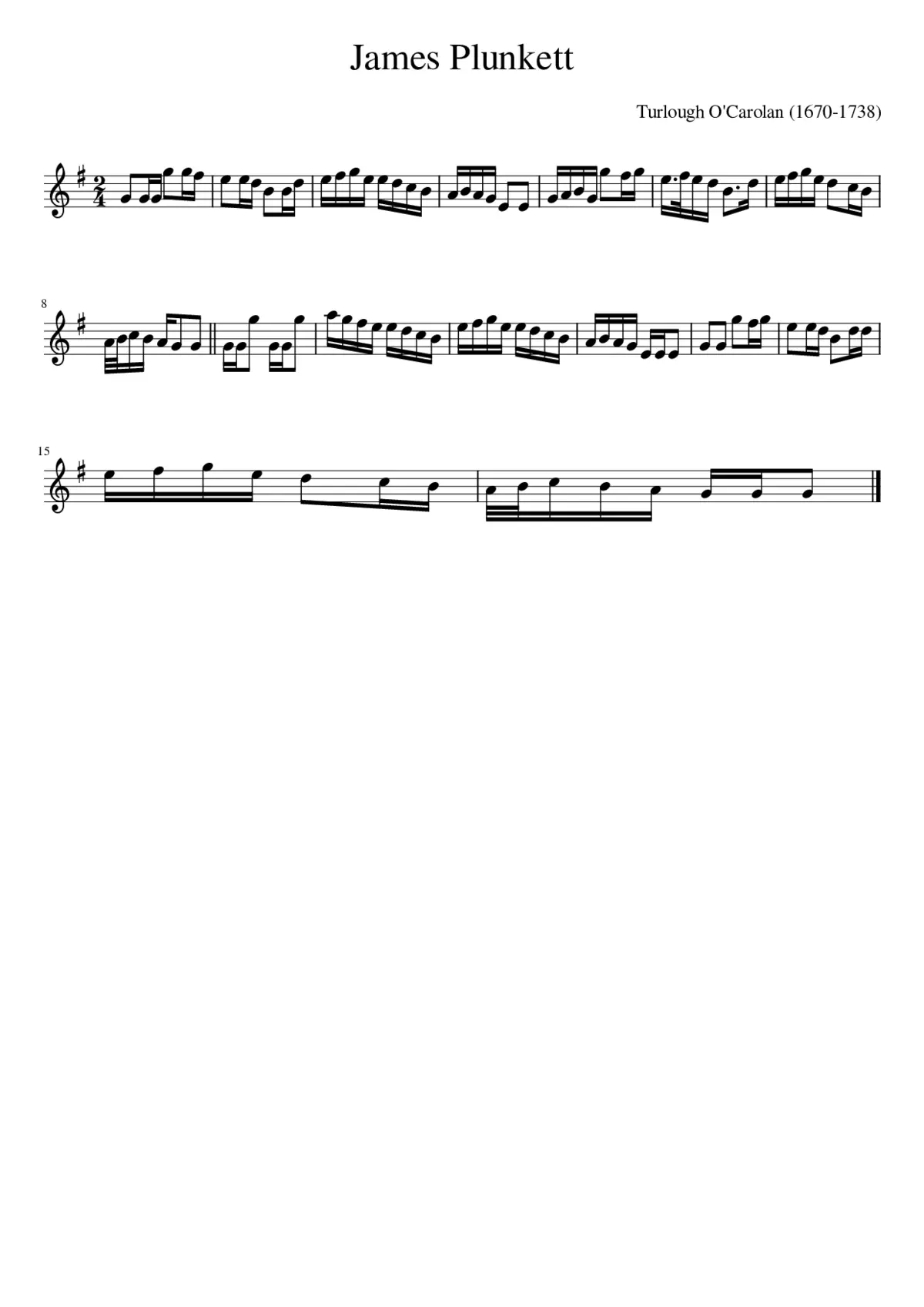 James Plunkett - Page 1