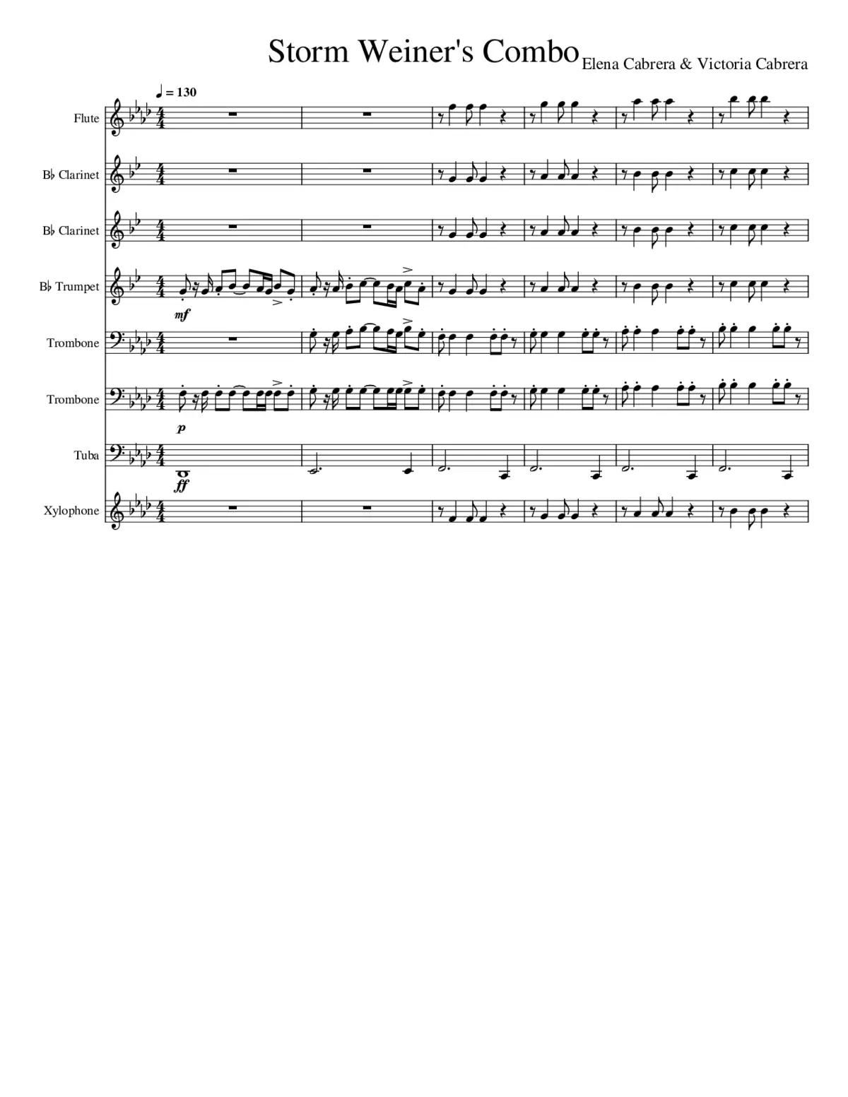 Shout For Joy/Away in a Manger - Page 1