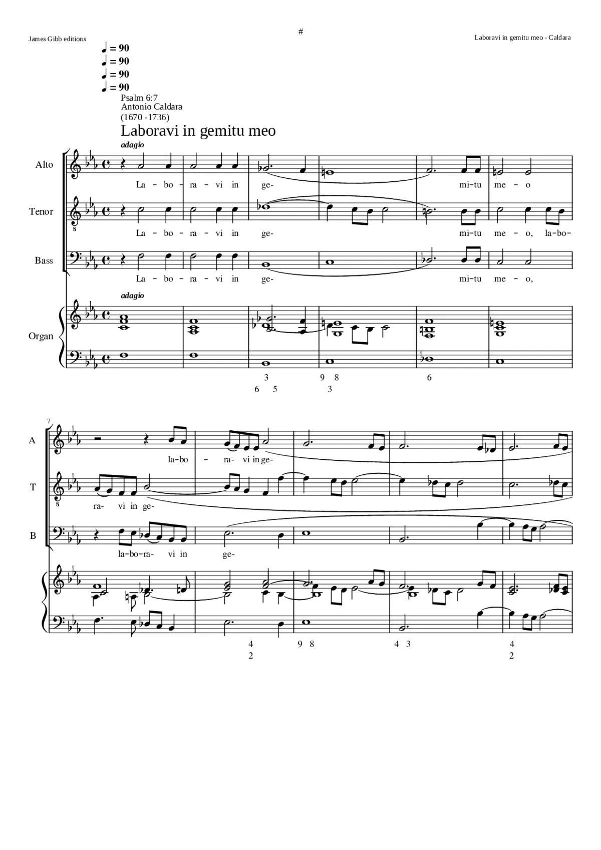 Laboravi in gemitu meo - Page 1