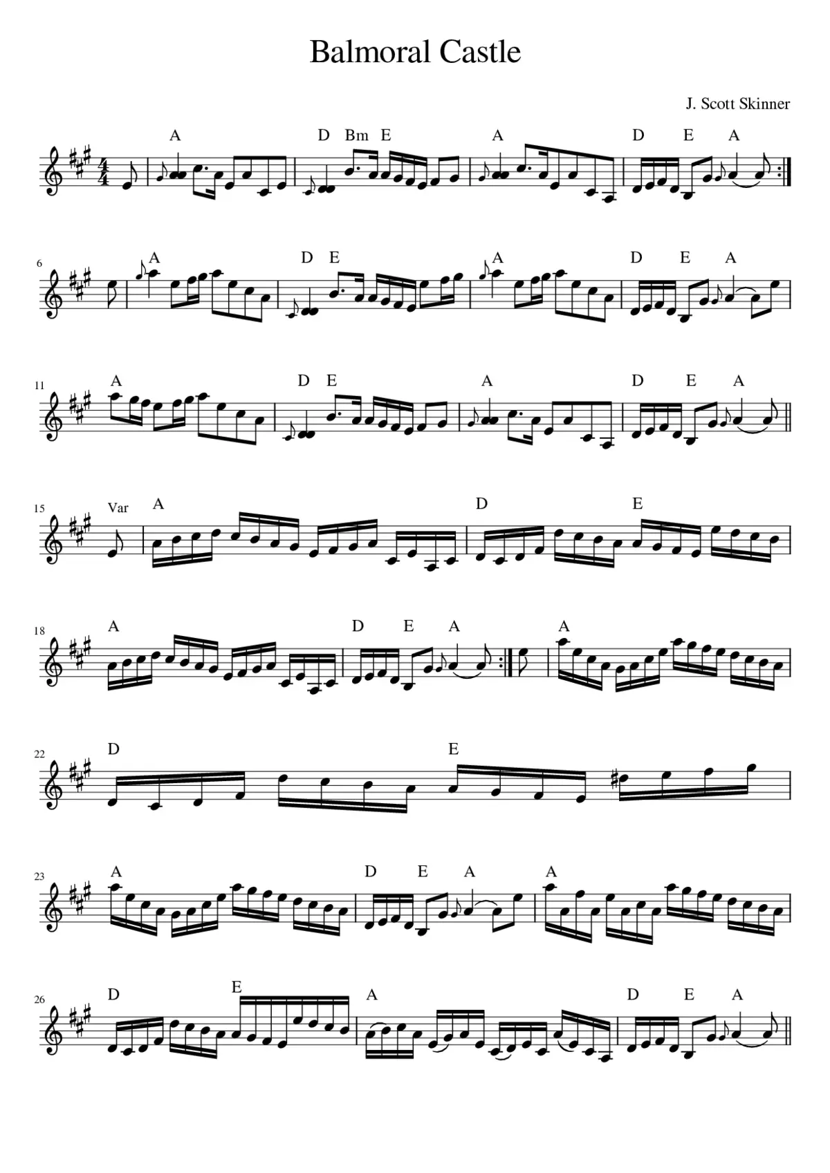 Balmoral Castle - Page 1