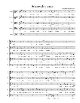 Se specchio amor