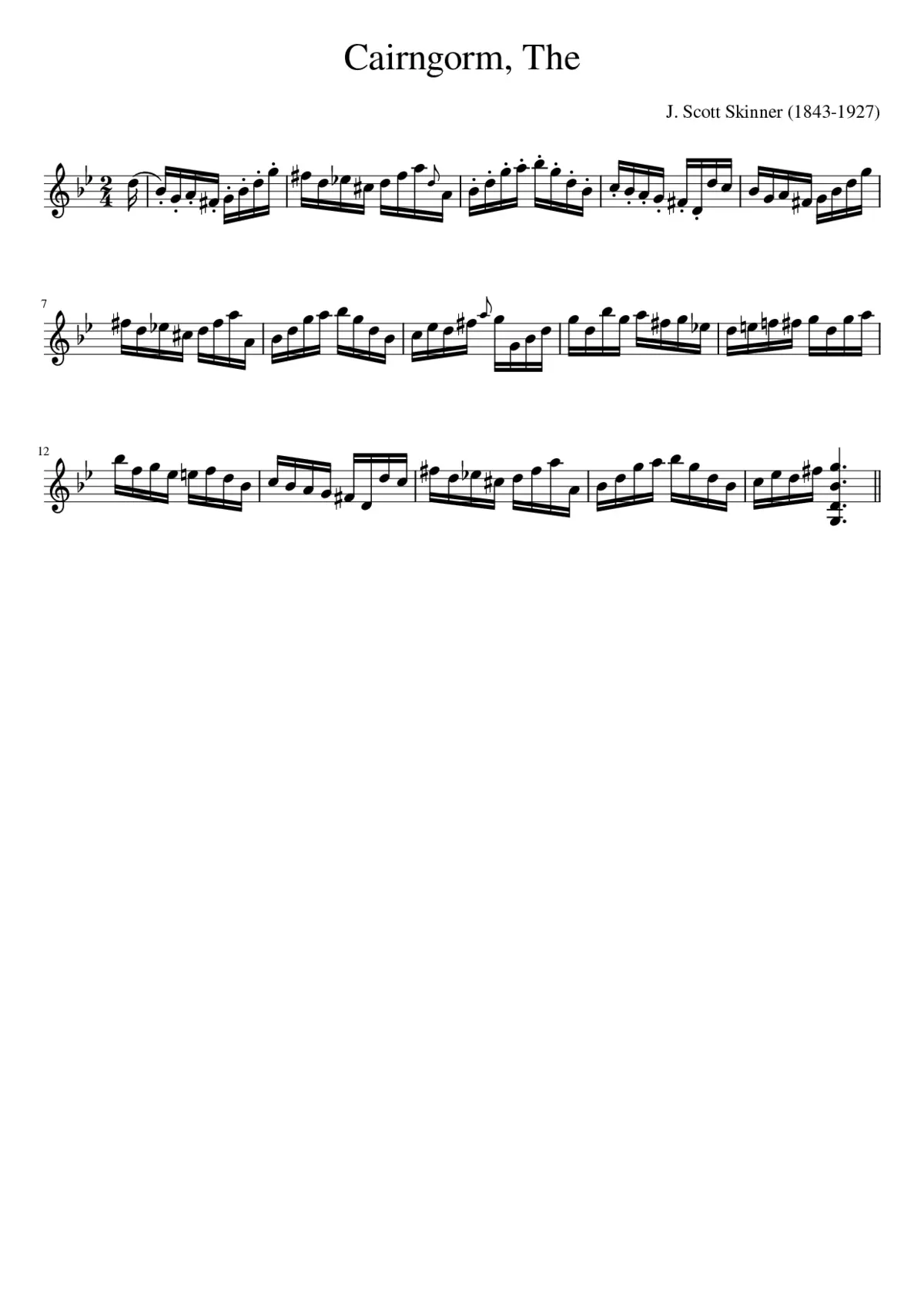 The Cairngorm - Page 1