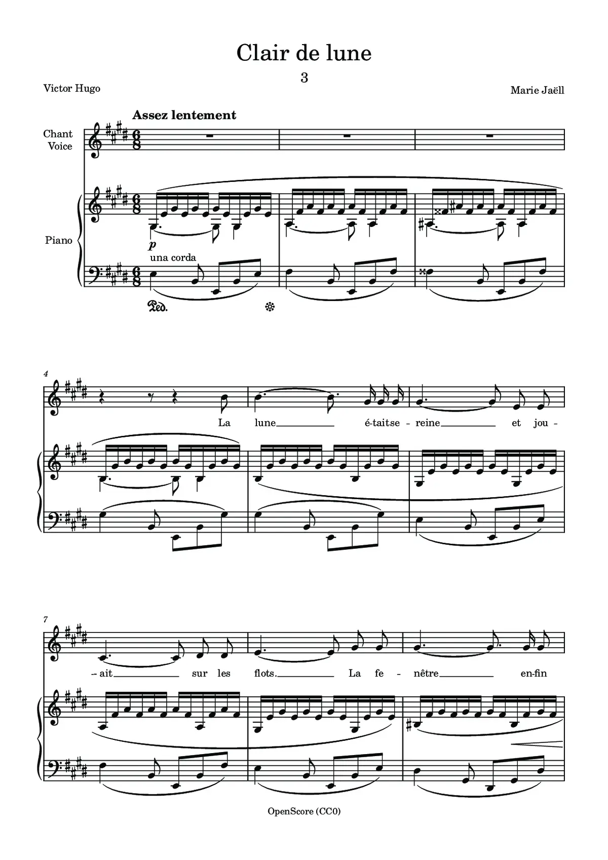 Clair de lune - Page 1