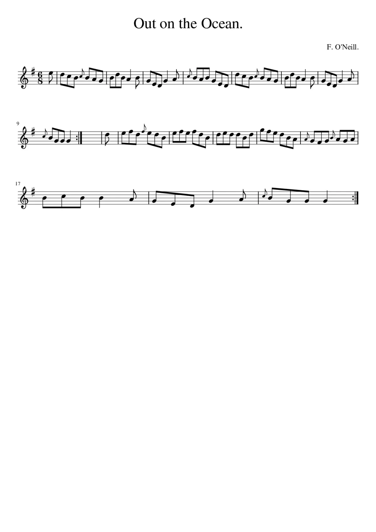 out on the ocean - Page 1