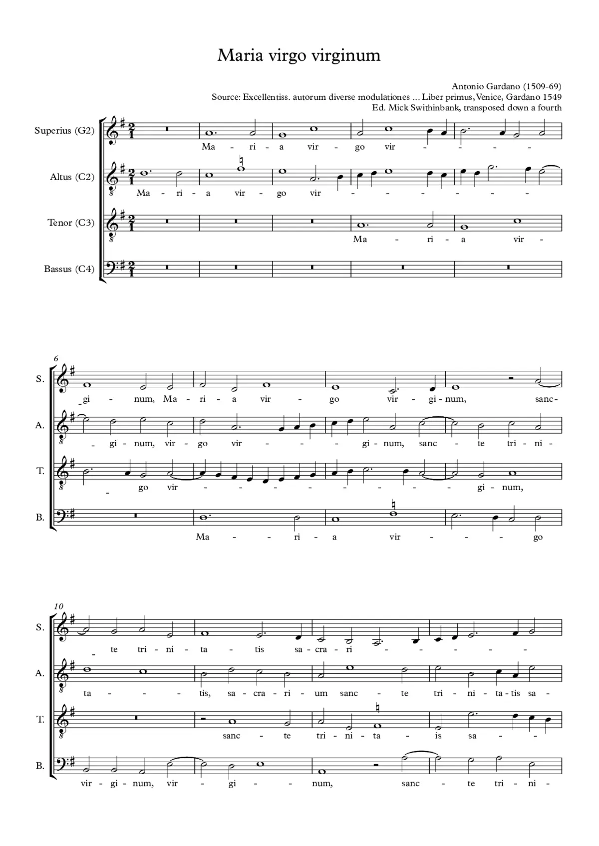 Maria virgo virginum - Page 1