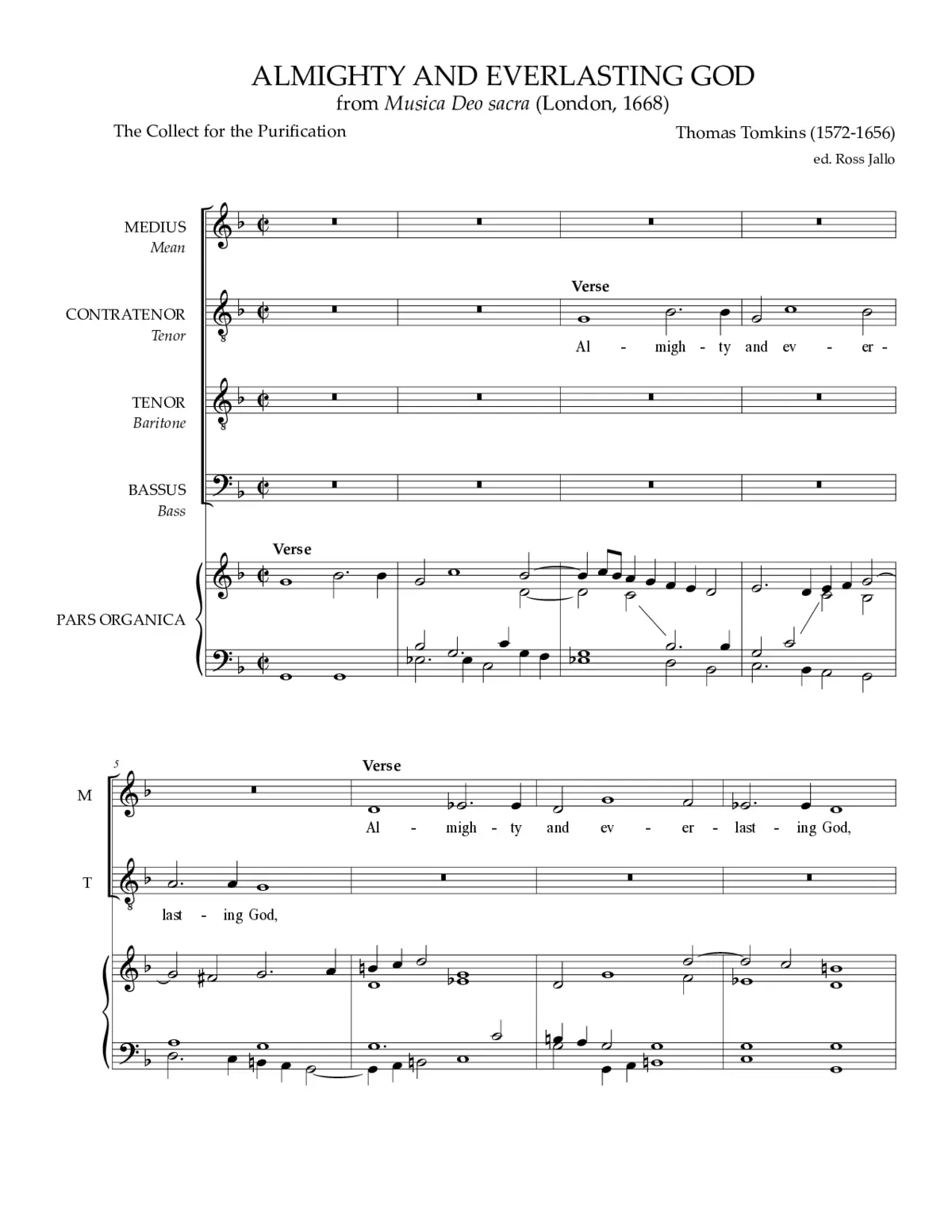 Almighty and everlasting God, we humbly beseech - Page 1