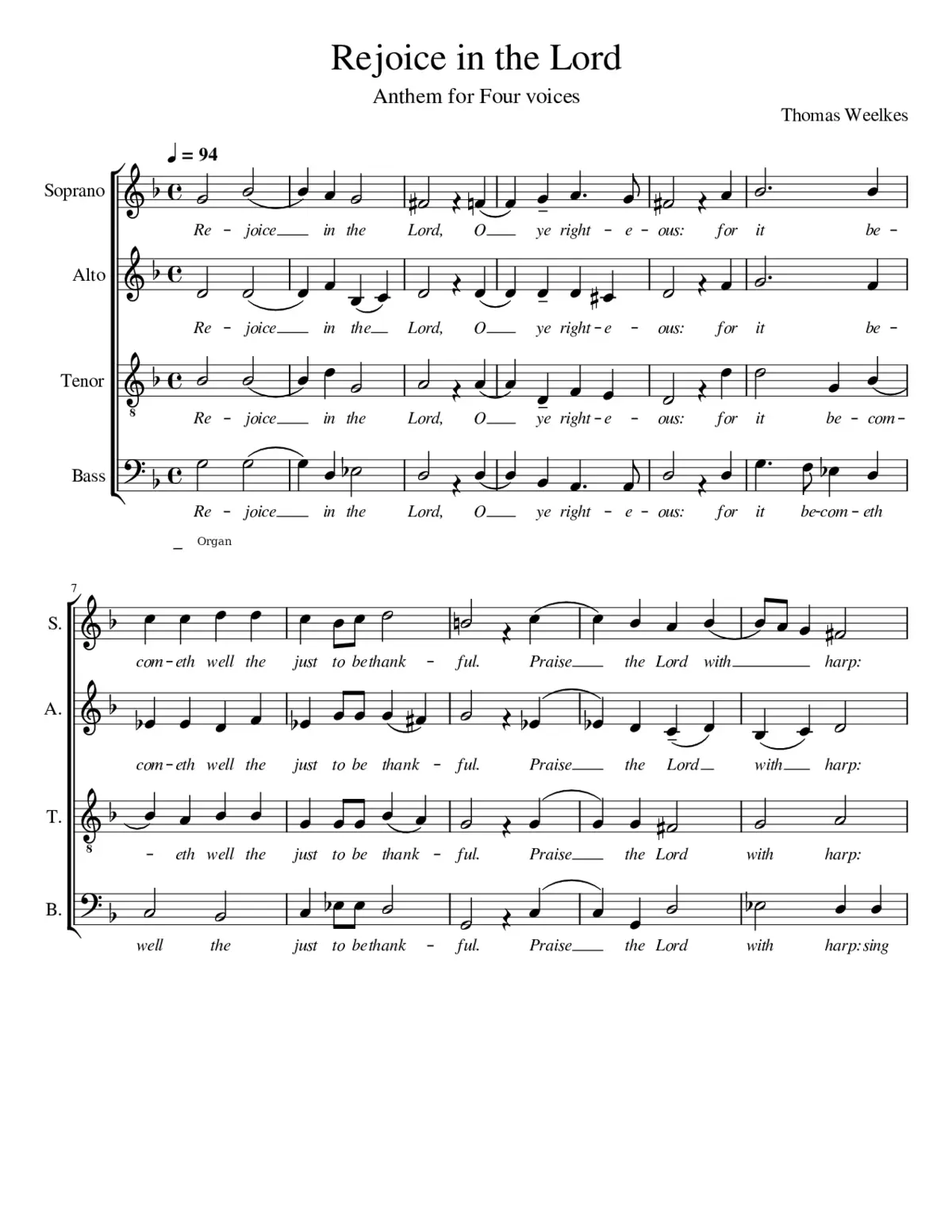 Rejoice in the Lord - Page 1