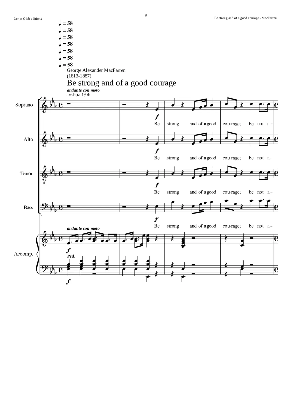 Be strong and of a good courage - Page 1