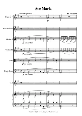 Ave Maria for Alto and Violin