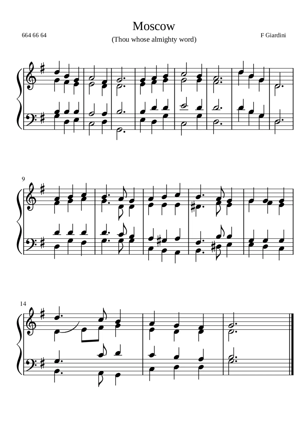 Thou Whose Almighty Word - Page 1