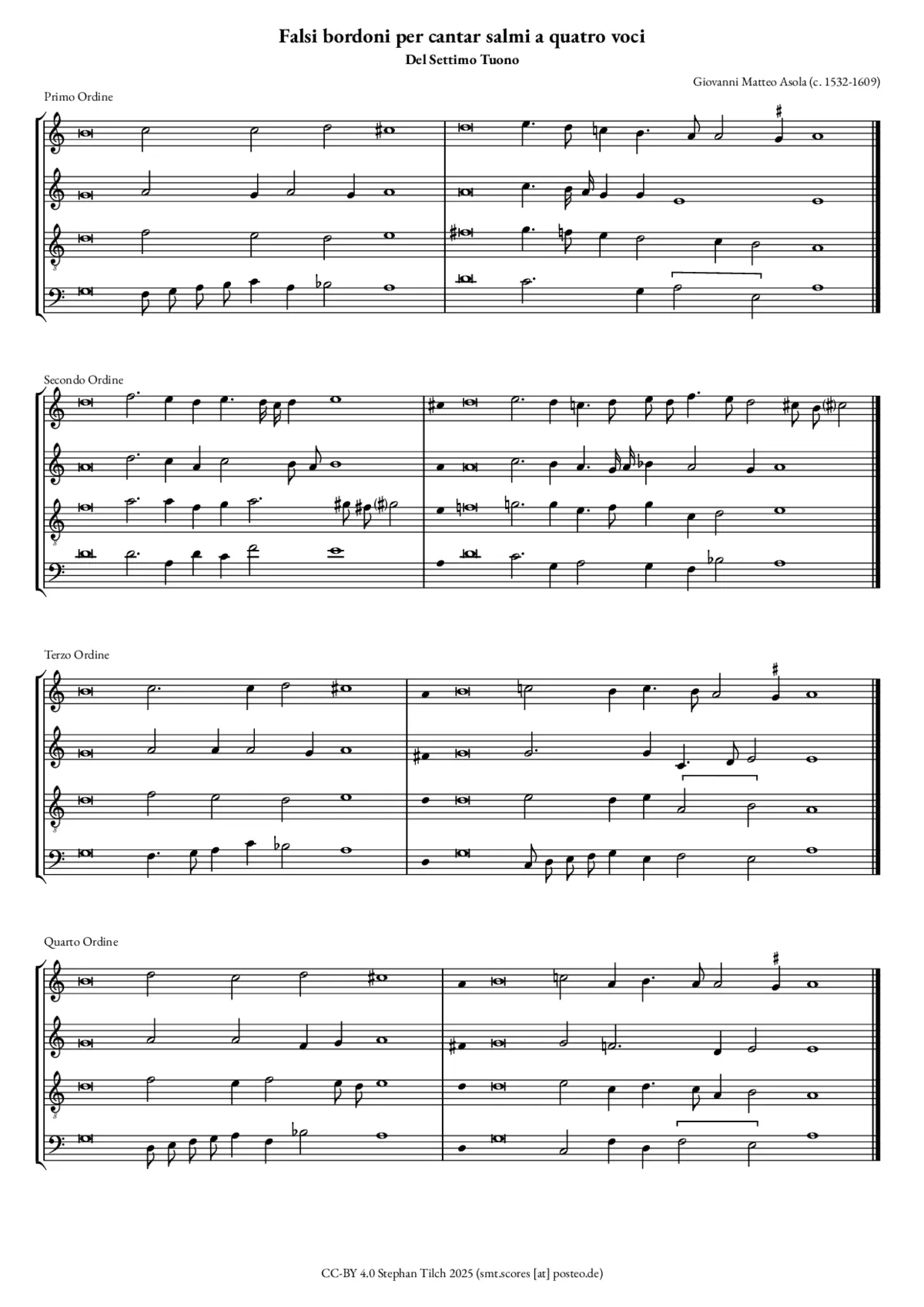 Falsi bordoni septimi toni - Page 1
