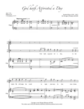 God hath appointed a day