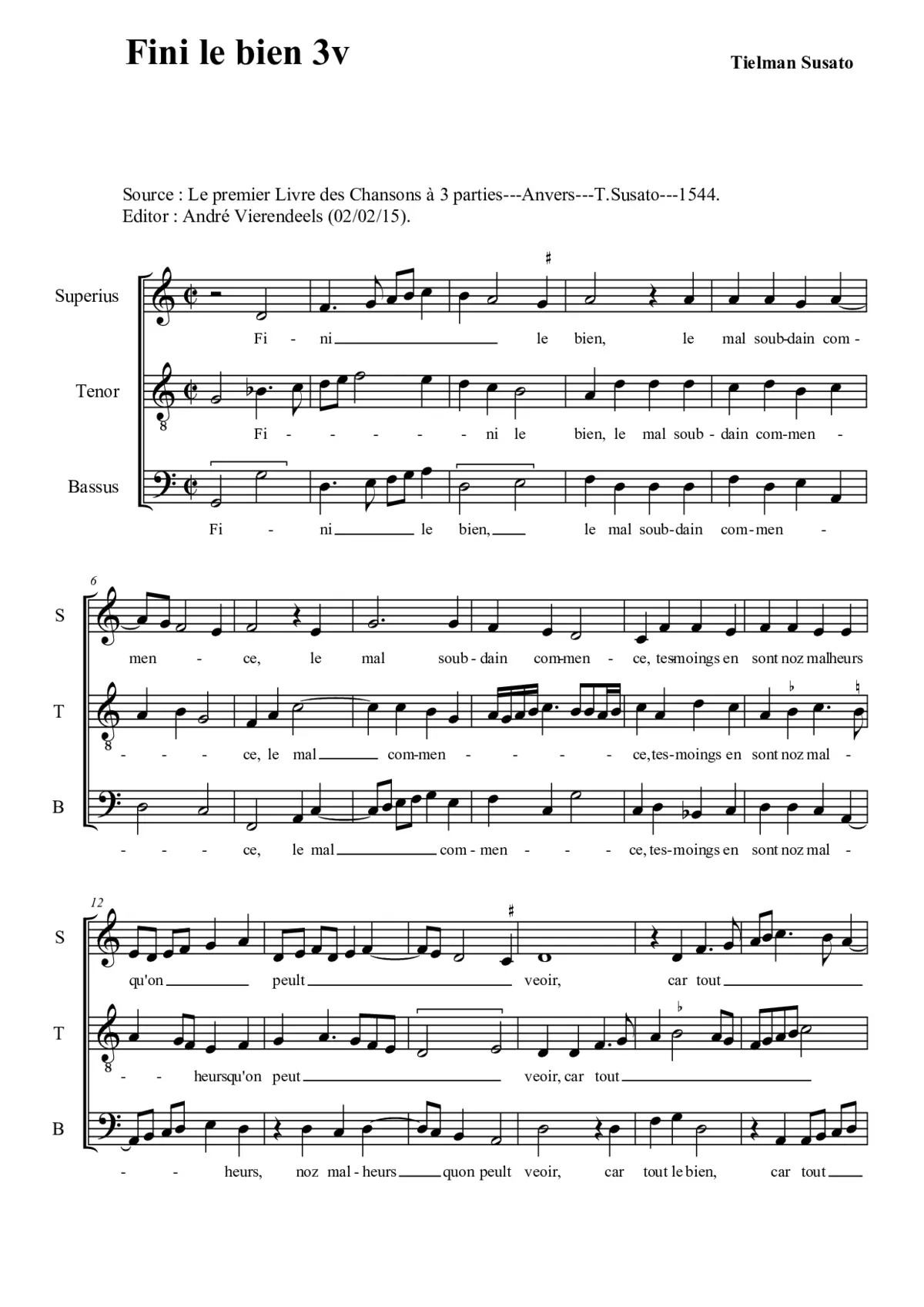 Fini le bien - Page 1