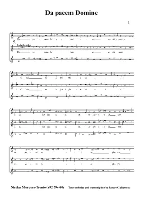 Da pacem Domine