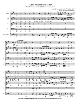 Alma Redemptoris Mater, Op. 10, No. 9