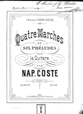 4 Marches et 6 Préludes pour la Guitare, Opp.48 et 49