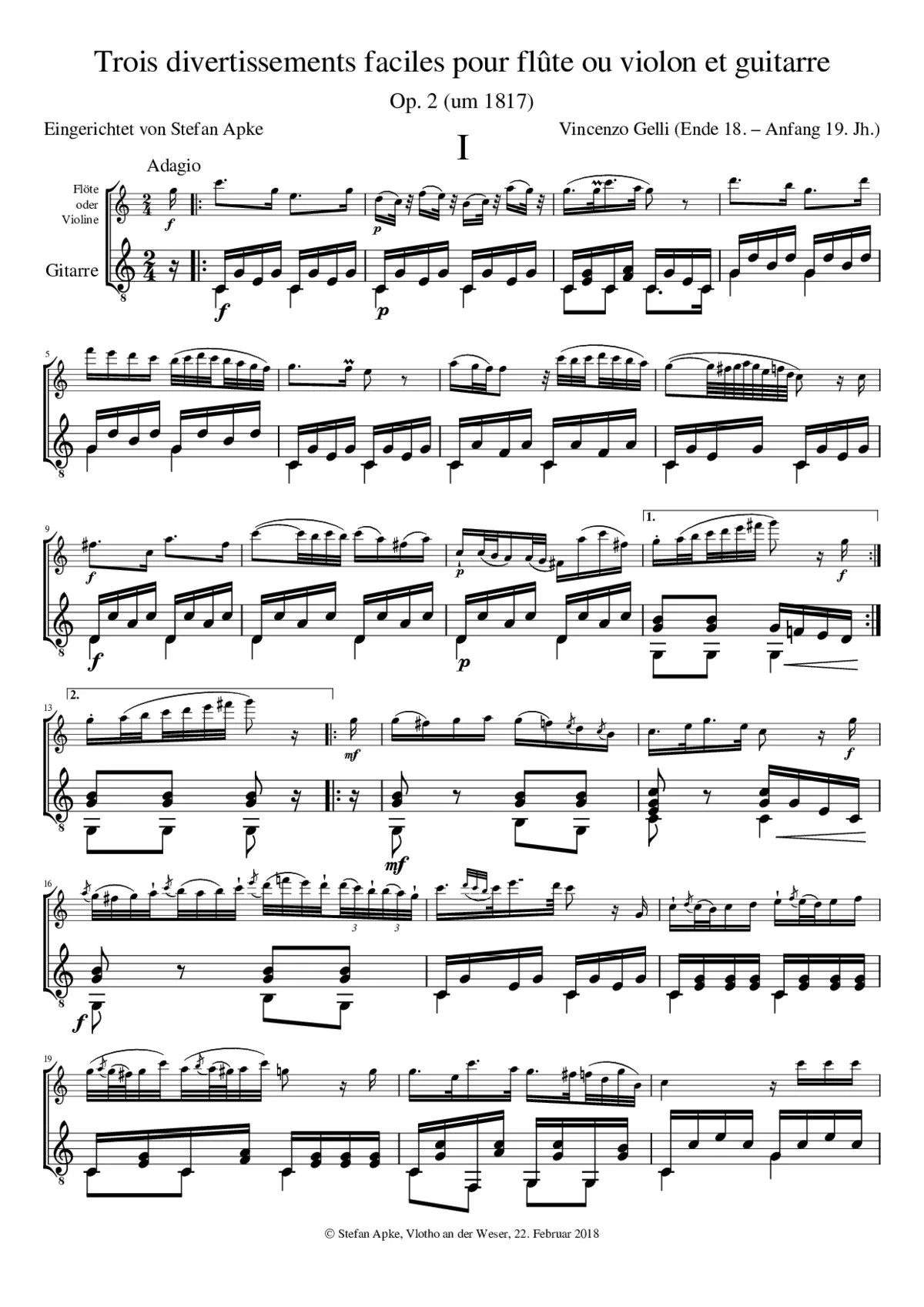3 Divertissements - Page 1
