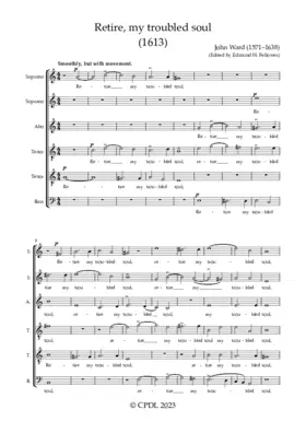 Retire, my troubled soul