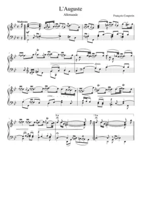 Pièces de Clavecin Premier Ordre L'Auguste 1