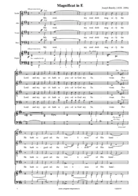 Magnificat and Nunc Dimittis in E