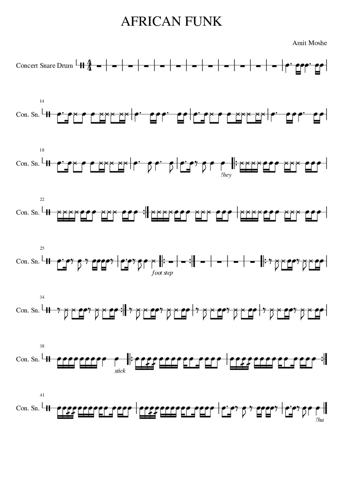 AFRICAN FUNK - Page 1