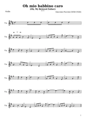 o mio babbino caro