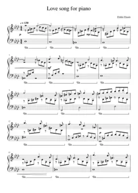 Love song for piano
