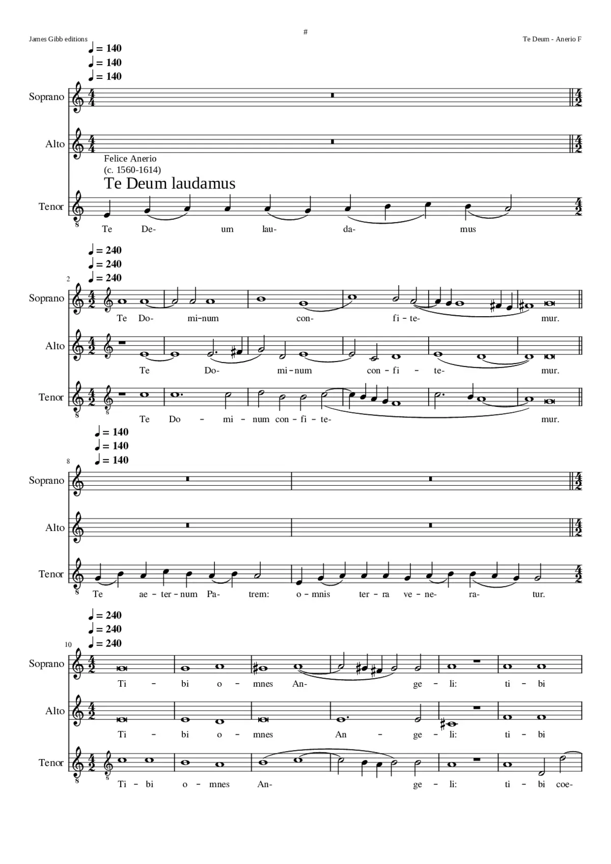 Te Deum laudamus - Page 1