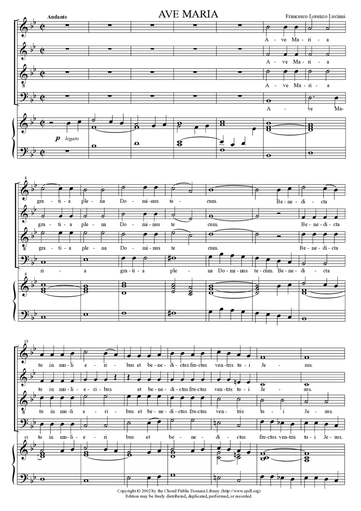 Ave Maria - Page 1