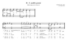 B - 5. neděle postní