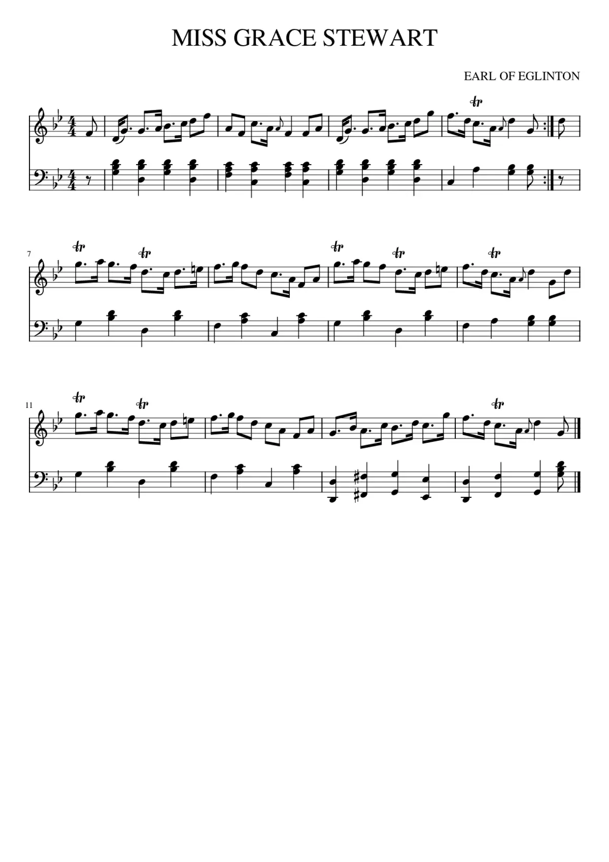 MISS GRACE STEWART - Page 1