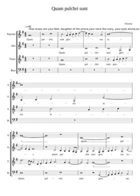 Quam Pulchri Sunt Gressus Tui