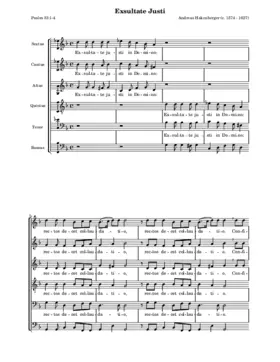 Exsultate justi in Domino