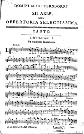 12 ariae ex canticis Salomonis