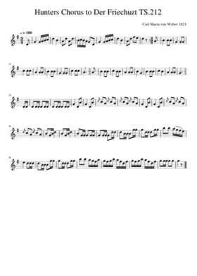 Hunters Chorus to Der Friechuzt TS.212